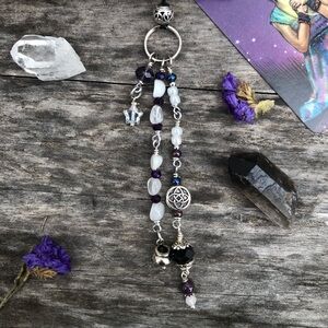 Rainbow Moonstone Phone Charm / AirPod Earbud Case Charm / Tablet Charm